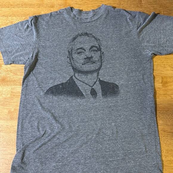 Chive Tees Bill Murray Men's Shirt T-Shirt Cotton Blend Size M Gray - Picture 1 of 2
